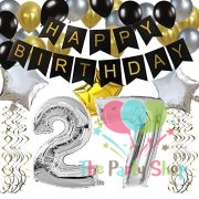 16 Inch Number Seven 7 Silver Foil Balloon