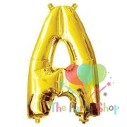 16 Inch Golden Alphabets Foil Balloons Letter A