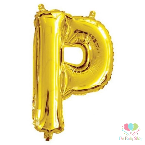 16 Inch Golden Alphabets Foil Balloons Letter P Kids Birthday Party Decorations Balloon Wedding Party Supplies