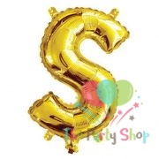 16 Inch Golden Alphabets Foil Balloons Letter S Kids Birthday Party Decorations Balloon Wedding Party Supplies