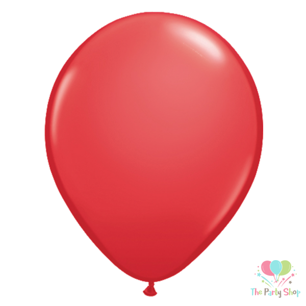 10" Standard Red Solid Color Latex Balloons Birthday Party Balloons Wedding Decoration (50 Piece)