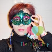 Party Masquerade Ball Mask Premium Halloween Mask Mardi Gras Eye Mask Glitter Multi-Color