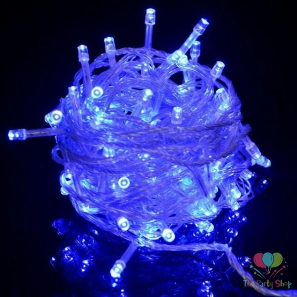 Blue String Fairy Lights Christmas Xmas Garland Decoration Wedding Festival Party Twinkle Lamp Strip 100 LED