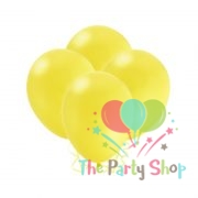 10" Standard Yellow Solid Color Latex Balloons Birthday Party Balloons Wedding Decoration (12 Piece)