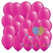 10" Standard Dark Pink Solid Color Latex Balloons Birthday Party Balloons Wedding Baby Shower Decoration (100 Piece)