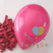 10" Standard Dark Pink Solid Color Latex Balloons Birthday Party Balloons Wedding Baby Shower Decoration (100 Piece)