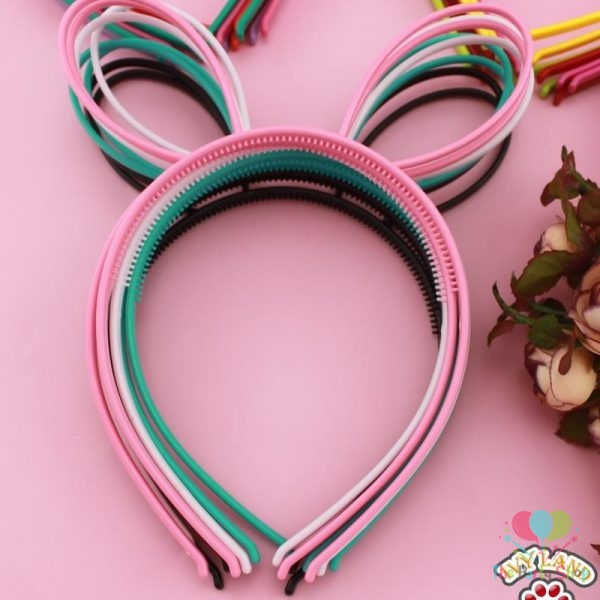 Plastic Rabbit Ears Design Girls Headbands Hairbands Bows for Girls Teens Hair band Children Party