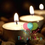 Tealight Candles Romantic Love Wedding Party Round Shaped Candles Home Decor Wax Candles Tea light Candles (Set of 10)
