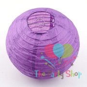 Lanterns 10 Inch Purple Paper Chinese/Japanese Paper Hanging Decorations Ball Lanterns Lamps for Home Decor, Festival and Weddings