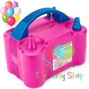Electric Air Balloon Pump, Portable Two Nozzle Dual Inflator Balloon Pump Inflatable Balloons Air Blower 600W New High Power