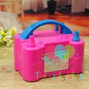 Electric Air Balloon Pump, Portable Two Nozzle Dual Inflator Balloon Pump Inflatable Balloons Air Blower 600W New High Power
